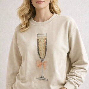 GCG49 Champagne Sweatshirt by Little Daisy